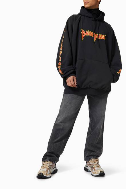 hover state of Oversized Hoodie in Cotton Fleece