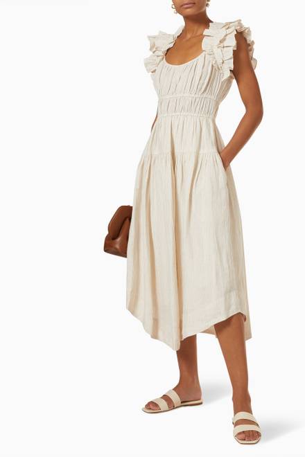 hover state of Rissa Dress in Linen