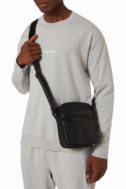 hover state of CK Remote Crossbody Bag in Recycled Nylon