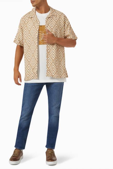 hover state of Printed Shirt in TENCEL™ & Organic Cotton 