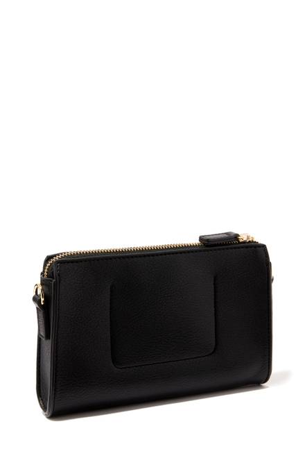 hover state of Dial Crossbody Bag in Faux Leather    