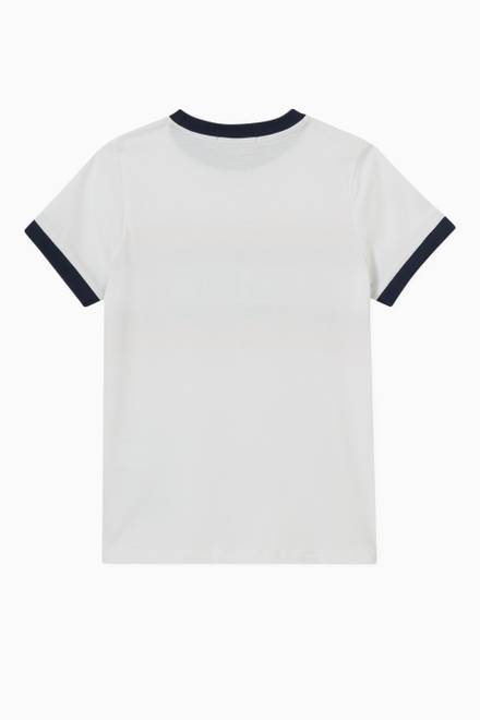 hover state of Logo Print T-shirt in Cotton Jersey 