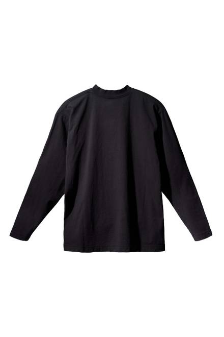 hover state of Long Sleeve T-shirt in Cotton 