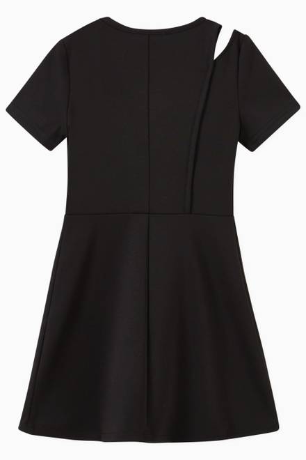 hover state of Punto Cut Out Logo Dress