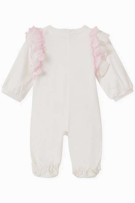 hover state of Ruffled Sleepsuit in Cotton  