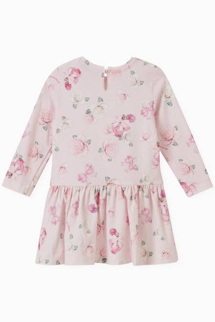 hover state of Floral Dress in Cotton
