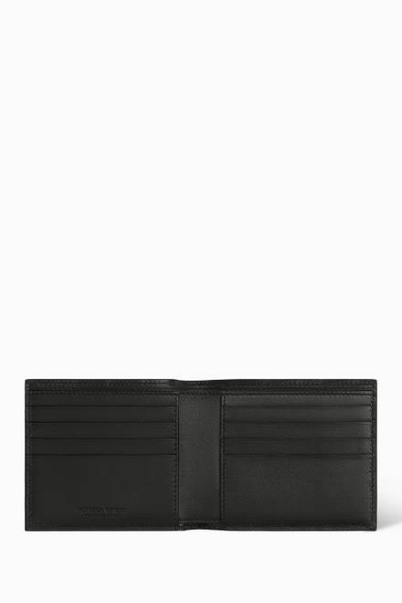 hover state of Bi-fold Wallet in Intrecciato Leather