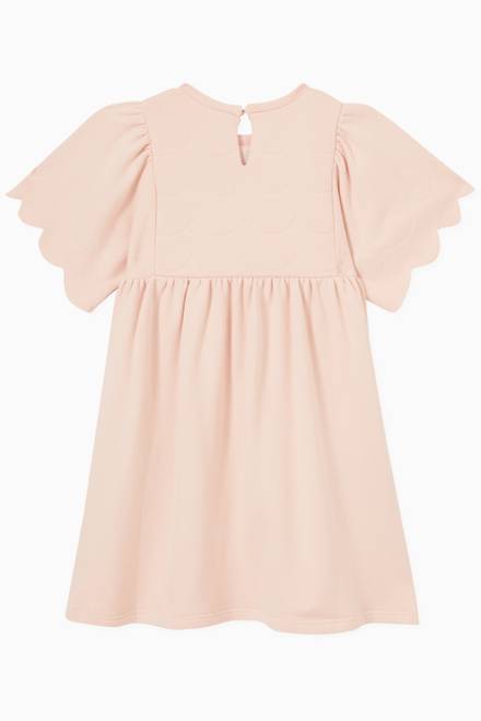 hover state of Scallop Dress in Cotton
