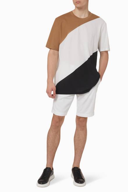 hover state of Colour-block T-shirt in Cotton Jersey
