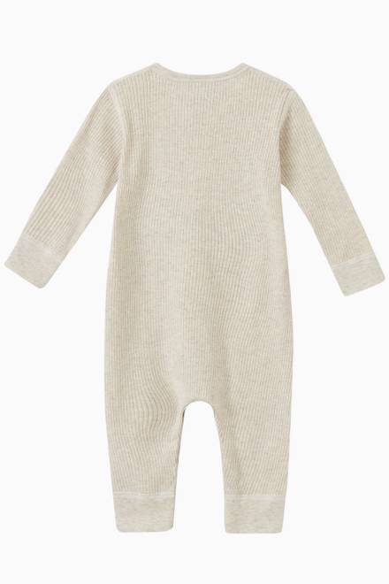 hover state of Ribbed Sleepsuit in Cotton
