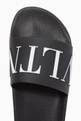 thumbnail of Valentino Garavani VLTN Slide Sandals in Rubber #4