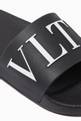thumbnail of Valentino Garavani VLTN Slide Sandals in Rubber #5