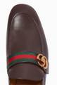thumbnail of Brown Donnie GG Leather Loafers   #3