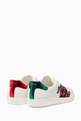 thumbnail of White Kingsnake Ace Embroidered Sneakers  #2