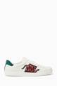 thumbnail of White Kingsnake Ace Embroidered Sneakers  #0