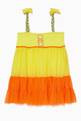 thumbnail of Yellow Embroidered Beach Dress #0