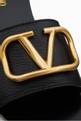 thumbnail of Valentino Garavani VLOGO Slides in Leather #5