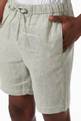 thumbnail of Felipe Sport Shorts in Linen-cotton Blend   #4