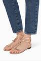 thumbnail of Alodie Metallic Nappa Flat Sandals     #1