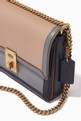 thumbnail of Hutton Shoulder Bag in Colour-block Leather #4