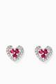 thumbnail of Classic Ruby Diamond Set in 18kt White Gold #3