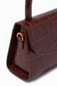 thumbnail of Mini Bag in Croco Embossed Leather      #5