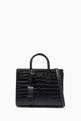 thumbnail of Nano Day Tote in Crocodile-Embossed Leather   #0