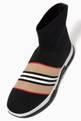 thumbnail of Sock Sneakers in Icon Stripe Stretch Knit     #3