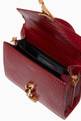 thumbnail of Small Cassandra Top Handle Bag in Croc-Embossed Leather   #3