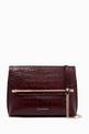 thumbnail of Stylist Crossbody Bag in Croco Embossed Leather     #0
