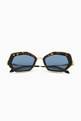 thumbnail of Skyler Oversized Sunglasses in Acetate & Stainless Steel #3