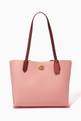 thumbnail of Willow Tote with Signature Canvas Interior in Colour-block Leather      #0