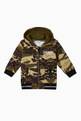 thumbnail of Camo Cotton Jersey Hoodie  #0