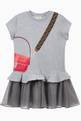 thumbnail of Pleated Crossbody Print Dress in Cotton       #0