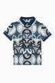 thumbnail of Polo Shirt in Geometric DG-print Cotton Piqué   #0