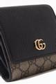 thumbnail of Petite Marmont Wallet in Leather & GG Supreme Canvas     #4