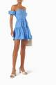thumbnail of Elio Off Shoulder Mini Dress in Cotton Poplin     #1