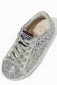 thumbnail of Super-Star Sneakers with Suede Star in Glitter      #3