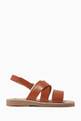 thumbnail of Cross Band Sandals in Leather    #2