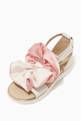 thumbnail of Satin Bow Sandals in Leather #3