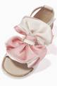 thumbnail of Satin Bow Sandals in Leather   #3