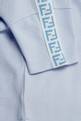 thumbnail of Monogram Trim Polo Shirt in Cotton Piqué  #3