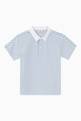 thumbnail of Monogram Trim Polo Shirt in Cotton Piqué  #0