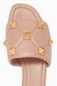 thumbnail of Valentino Garavani Roman Stud Slide Sandals in Quilted Nappa #4