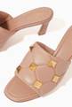 thumbnail of Valentino Garavani Roman Stud Slide Sandals in Quilted Nappa #5