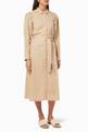 thumbnail of Linen Midi Shirt Dress   #0