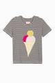 thumbnail of Ice Ice Baby Striped Jersey T-shirt       #0