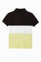 thumbnail of Colour Block Polo Shirt in Stretch Cotton Pique      #2
