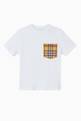 thumbnail of T-shirt with Vintage Check Pocket in Cotton   #0