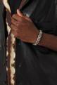 thumbnail of Streamline® Pavé Black Diamonds Beveled Link Bracelet in Sterling Silver          #1